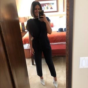 Zara Basic Navy Jumpsuit